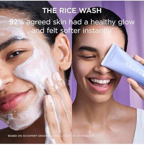 Tatcha Dewy Skin & Lips Hydrating Ritual Set, Travel Rice Wash, Full Size Dewy Skin Cream, Wisteria Lip Mask ($119 Value) - Image 4