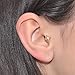 Gold Nose Stud with 2mm Opal 20g, Nose Hoop, Tragus Stud, Helix Stud