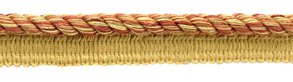 Passepoil de couture 10mm vert artichaut pour personnaliser des coussins de salon bohème