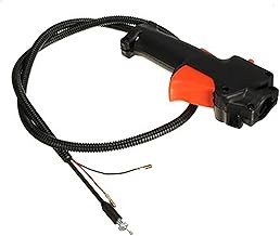 DASNTERED Cavo di comando universale per decespugliatore, con manico per decespugliatore, cavo di controllo dell'acceleratore per decespugliatore, per 139/140/GX35 (nero)