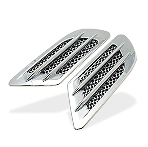 dekoracyjny zestaw samoprzylepnych 2 szt. Air Flow Fender left Kratka wentylacyjna naklejka sportowy styl tuning osłona maski silnika osłona silnika