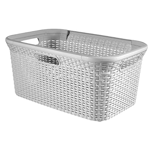 CURVER Style Laundry 45 Litre Basket Rectangular - Grey