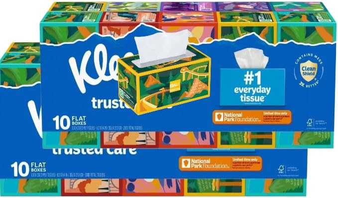 Facial careTissues, 2-Ply, 230 Count, 10 Pack (2 Pack)