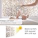 rabbitgoo Window Privacy Film, Decorative Rainbow Window Clings for Glass Covering, Static Cling Non Adhesive Door Stickers UV Blocking, Stained Glass Vinyl Decal, 3D Pebble, 35.4 x 78.7 inches