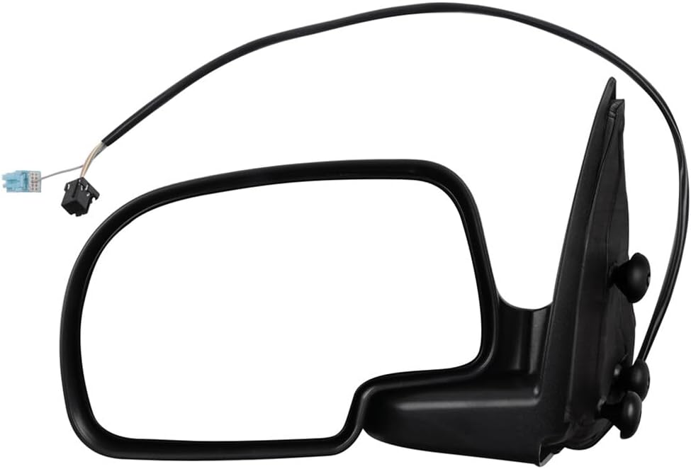 Driver Side Black View Mirrors Fit for 2003-2006 For Chevy Avalanche 1500 Silverado 1500 2007 Manual Fold Non-heated Exterior Mirrors 15226944 15226945