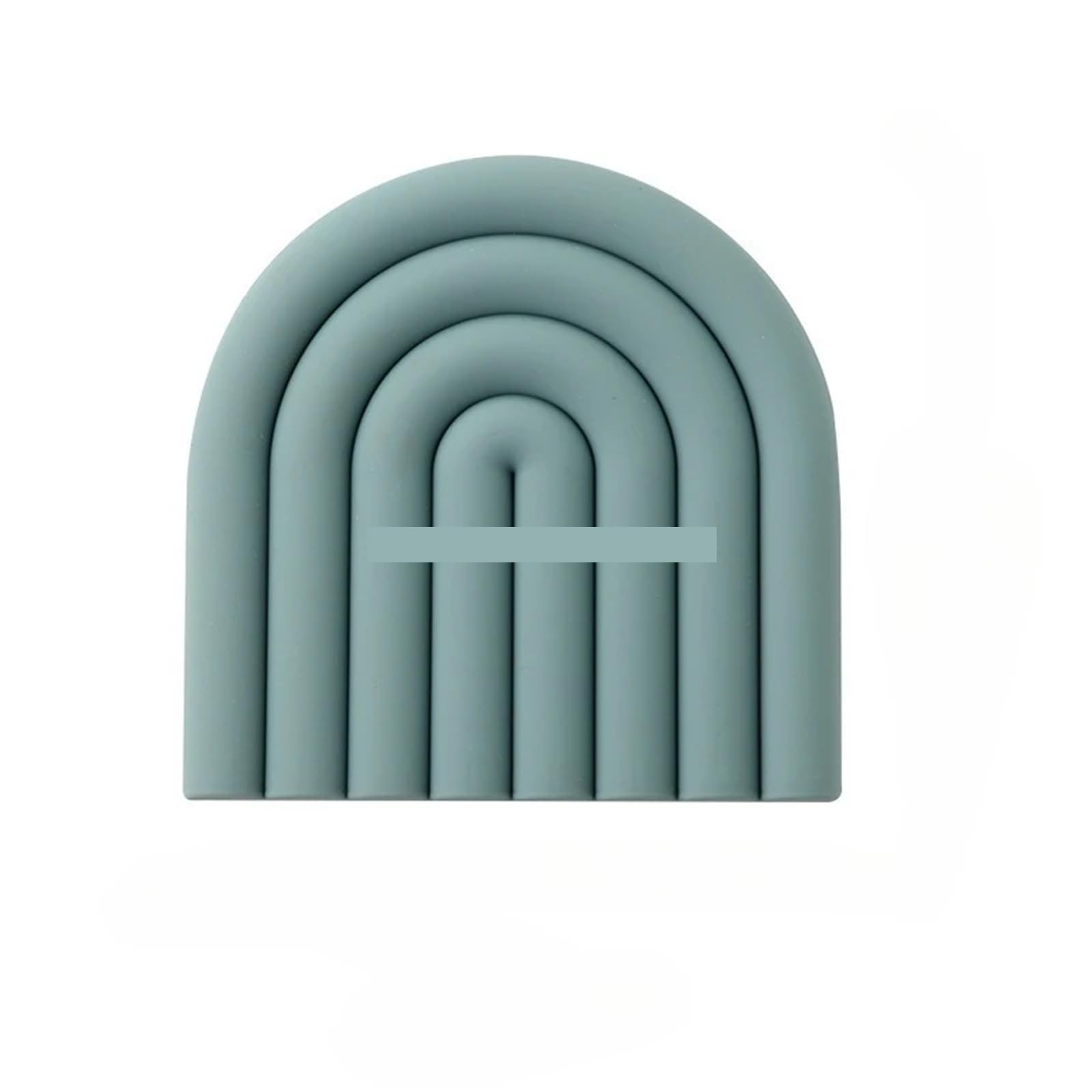 silikonowa podkładka pod gorące naczynia, Podstawka silikonowa na garnek wielokolorowy 15x15cm(Green)