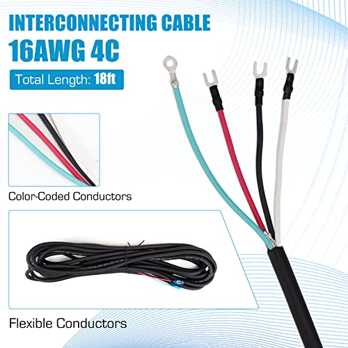 Air Jade 16 Ft. Mini Split Line Set, 1/4 & 3/8 Inch O.d. & 3/8" Pe Thickened Insulated Coil Copper Pipes With Fittings, For Ductless Mini Split Air Conditioning, Heat Pump Systems #TOP4