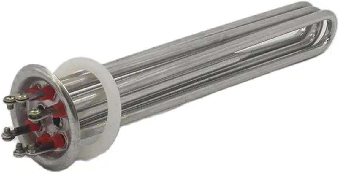 Flange/Disc 63mm Cap 380V 6000W Electric Water Heater Accessories, Stainless Steel Heating Element Tube for Boiler