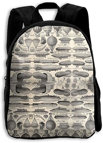 Toddler Backpack Retro Hot Air Balloon Kids Backpack School Bag