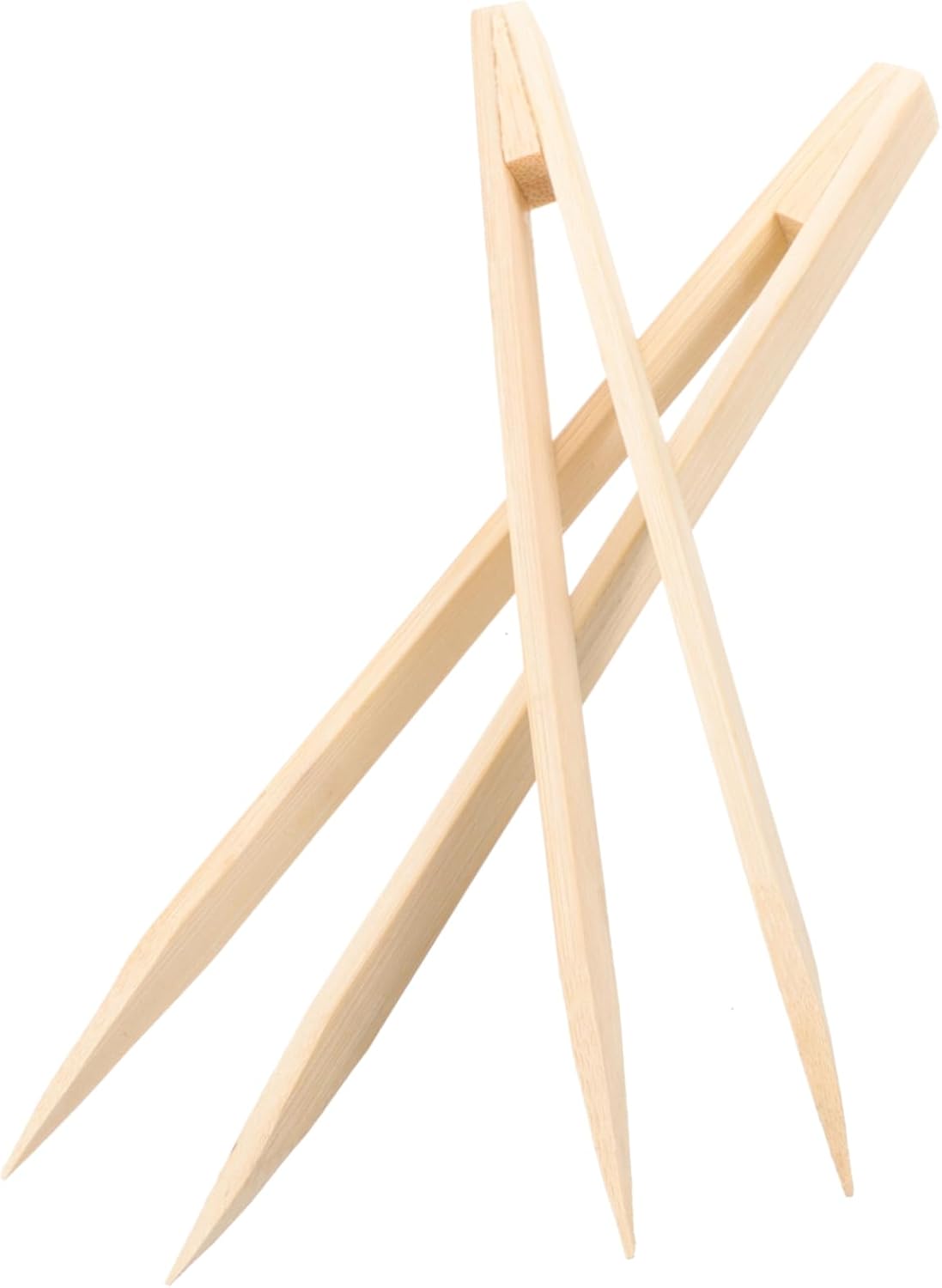 BESPORTBLE 2pcs Bamboo Reptile Feeding Tongs Ergonomic Non-Slip Tweezers for Crawling Pets Safe and Durable Food Clips for Lizards Turtles Frogs and Spiders