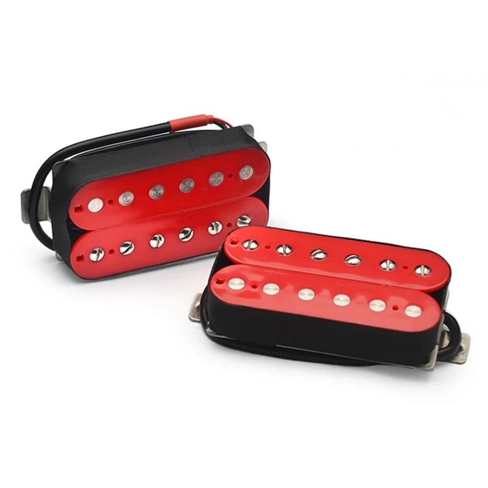 Pickup Chitarra Acustica Pickup Hue Coil Per Chitarra Elettrica Alnico 5 Rossi(Neck and Bridge)