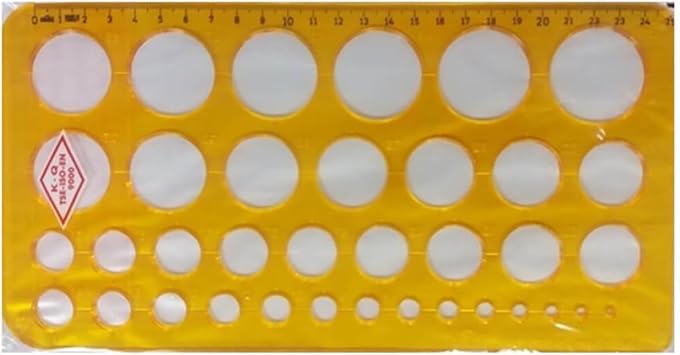 HATAS DAİRE ŞABLONU 1-35MM, Asorti