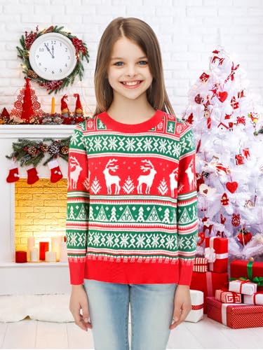 Matching Family Reindeer and Snowflake Christmas Sweater - Image 6