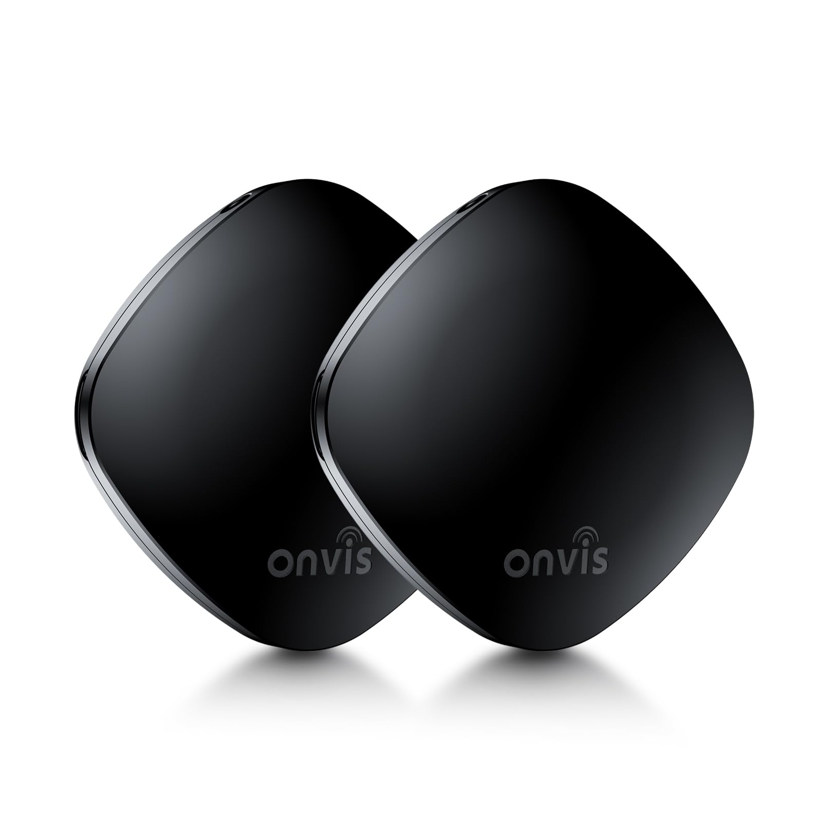 Onvis Air Tags 2 Pack (iOS Only), Smart Bluetooth Locator for Keys, Luggage Suitcases, Bags Wallets, Backpack, 3-Year Battery Life
