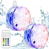 Creatrek Rechargeable Pool Lights (2PACK)