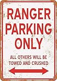 Photo Gallery targa in metallo vintage con scritta "ranger parking only", per esterni, casa, grotta, garage, bar, campagna, club, decorazione da parete, stile retrò, in alluminio, 20,3 x 30,5 cm Photo Gallery targa in metallo vintage con scritta "ranger parking only", per esterni, casa, grotta, garage, bar, campagna, club, decorazione da parete, stile retrò, in alluminio, 20,3 x 30,5 cm