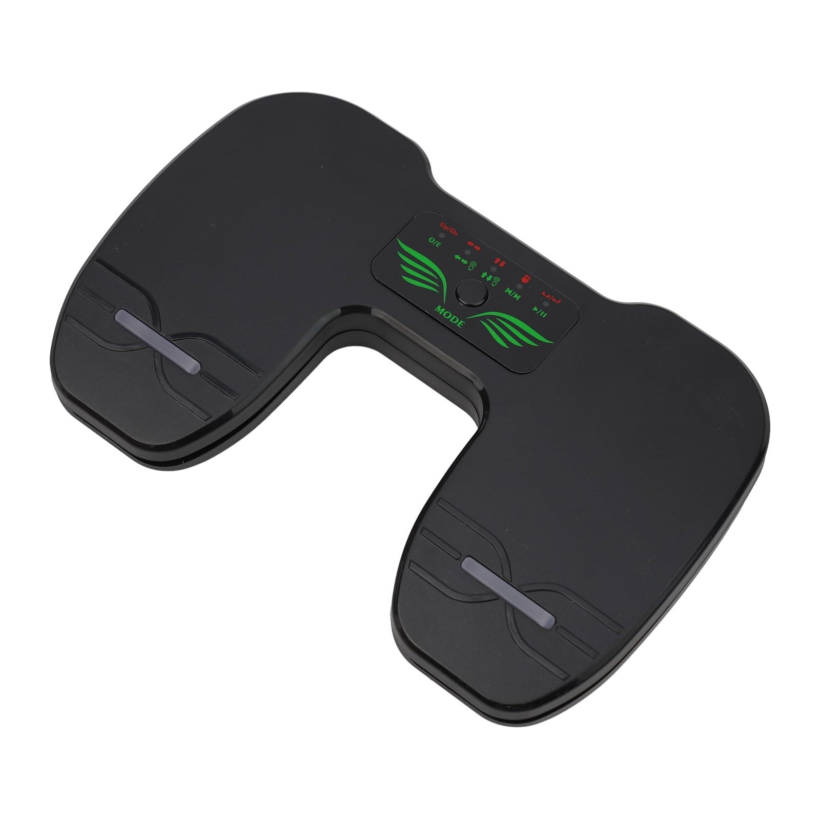 Pédale de rotation de page sans fil avec double commande silencieuse et connectivité USB/Bluetooth pour tablettes et smartphones Noir