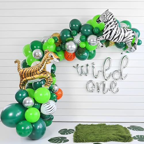 Voircoloria Dark Green Balloons, 66pack 12inch Green Latex Party Balloons for Birthday, Graduation, St. Patrick's Day, Christmas, Baby Shower, Dinosaur Party, Anniversary Party Decorations - 8