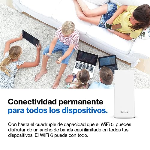 WiFi 6 mesh tribanda Linksys Velop MX4200 router WLAN extensor AX4200 4