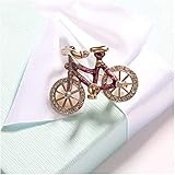 Genere applicabile: femmina BAMBW Semplice Spilla Creativa personalità Femminile Retro Spilla Bicicletta Pin Costume Cappotto Cappotto con Accessori