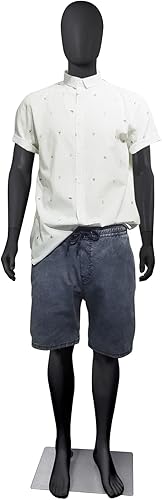 Maniquí masculino de cuerpo completo, modelo de maniquí, soporte de 73 pulgadas, soporte de maniquí modelo, exhibición realista, maniquí de cuerpo y