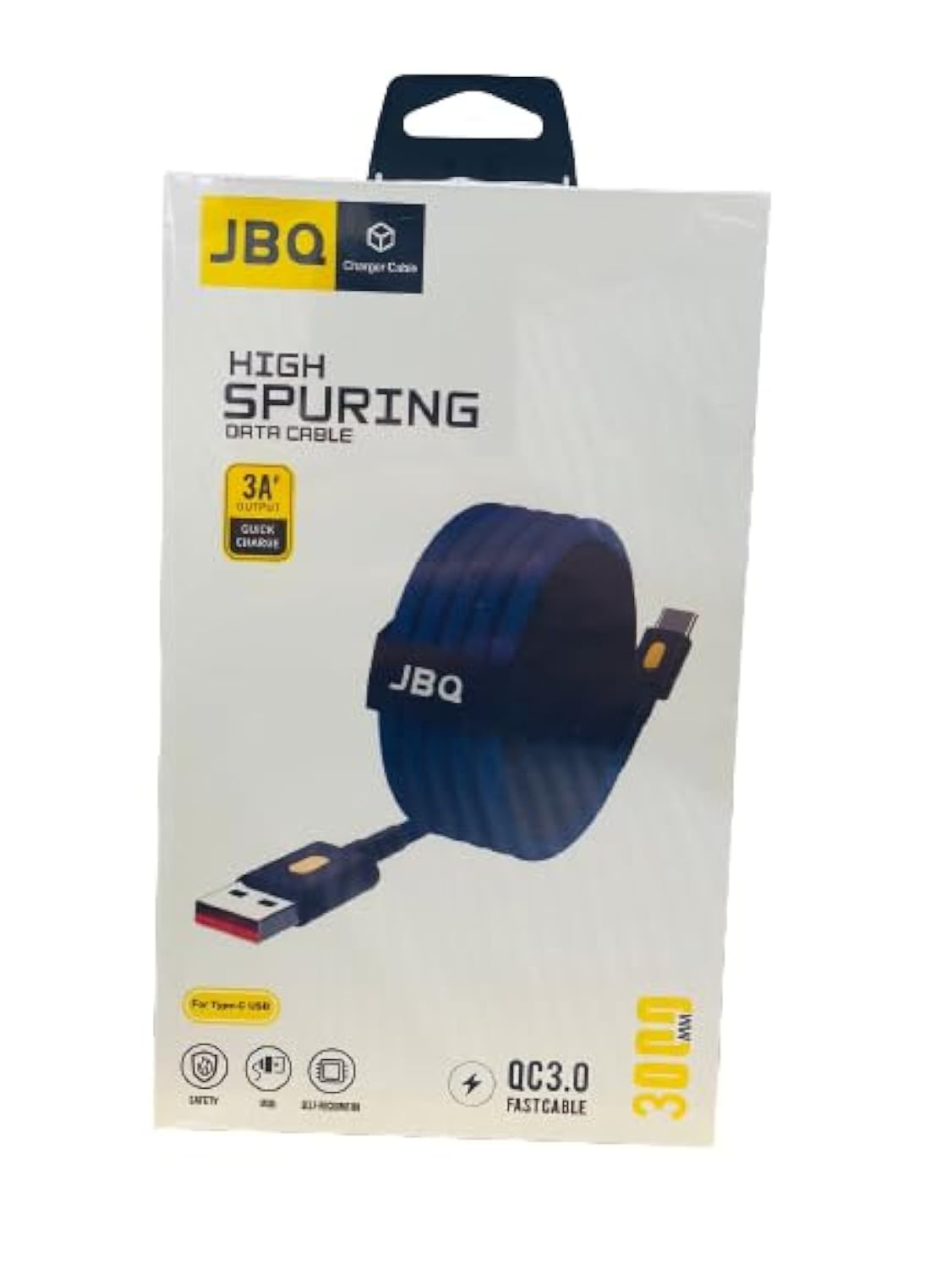 JBQ 3meter Fast Charging Cable USB-A To Type-C