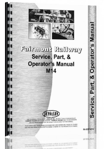 Fairmont M14 Railway Car Service Manual