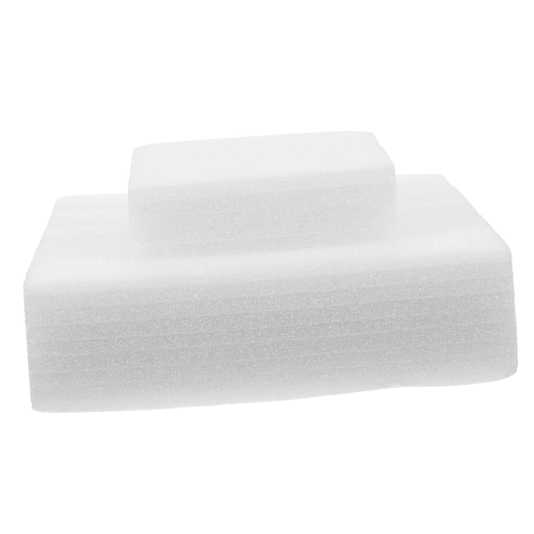 DOITOOL 4pcs Express Packing Insert Foam for Flowers Arrangement Thick Floral Arrangement for Large Floral Wedding Flower Mud Fake Cake Model Packing Liner Florist Supplies White Foam