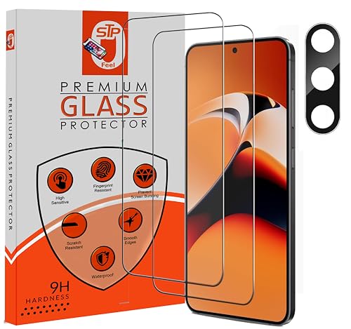 Image of STP FEEL 2+1 Pack For Samsung Galaxy S23 Plus 5G (6.6 inch) Tempered Glass Screen Protector with Camera Lens Protector, 9H Hadness, Diamond-Grade Shatterproof, HD Clear, Anti-Scratch