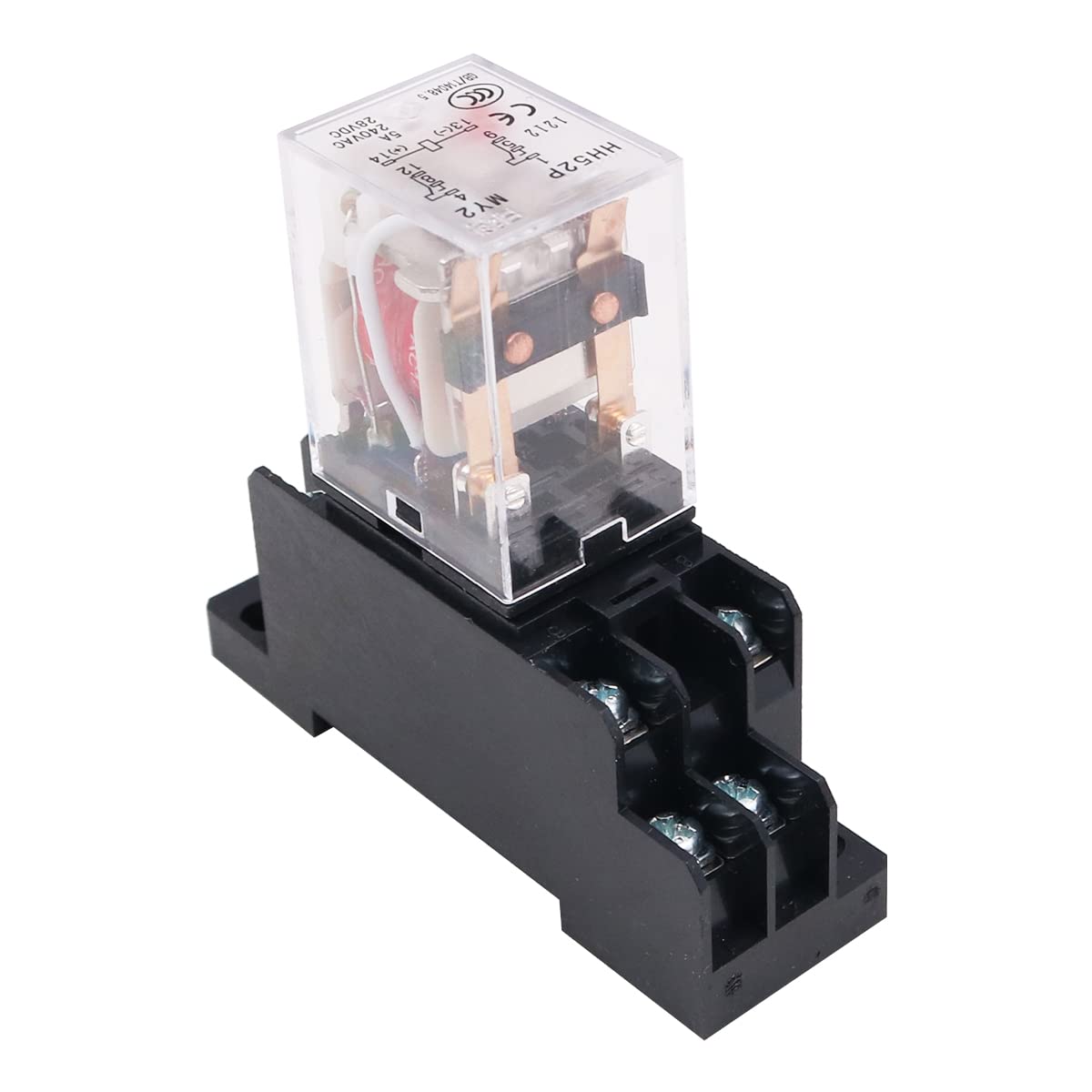 Relé de potencia electroagnética, bobina de relé de CA de 8 pines de