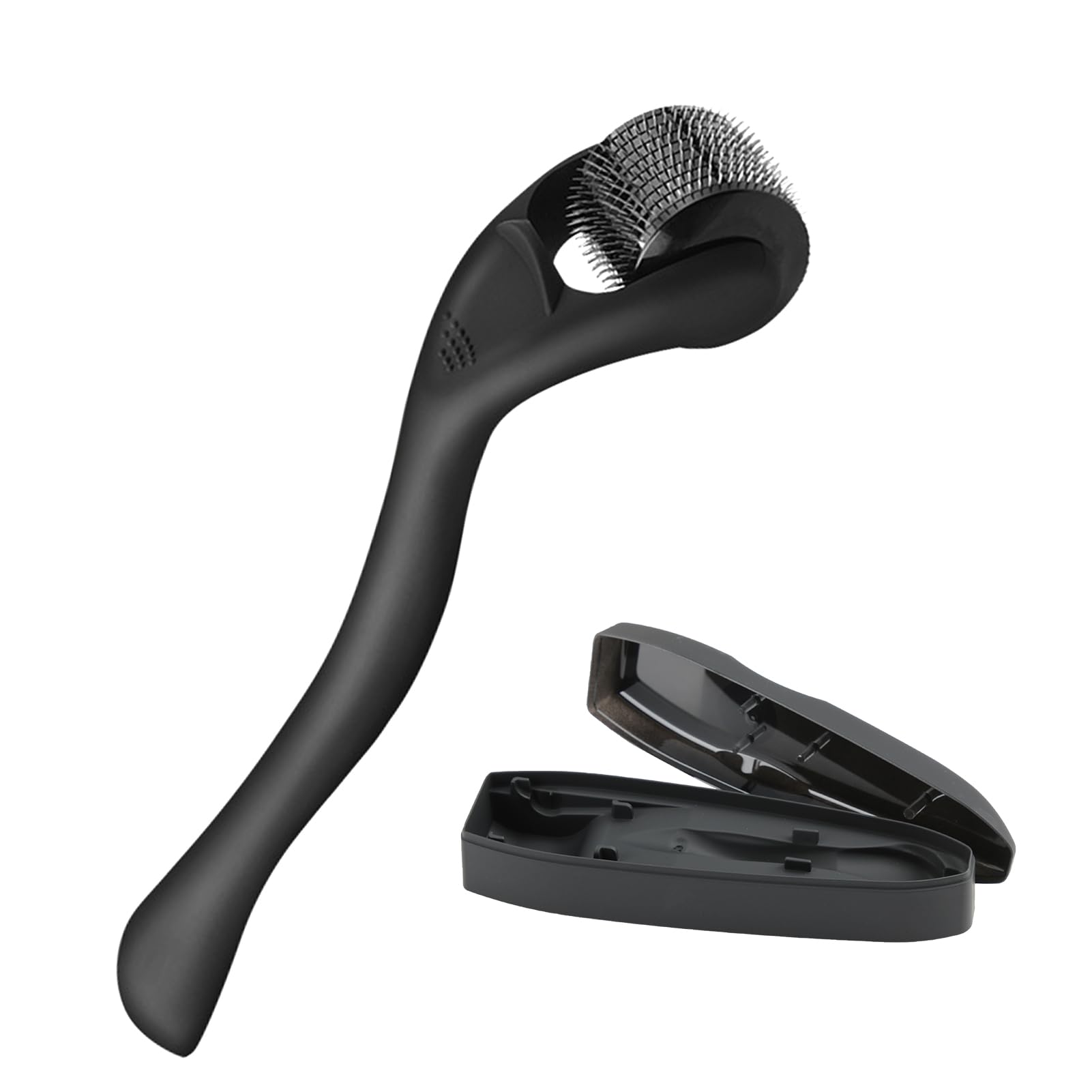 Derma Roller, Dermaroller Microagujas 0.5mm para Cara y Cuerpo Rodillo Facial de Acero Inoxidable para Rejuvenecimiento de la Piel, Reducción de Cicatrices de Acné, Estimulación Crecimiento Cabello