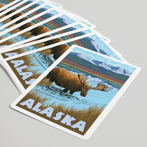 Lantern Press Alaska Moose, 52 Cartas de Póker para Adultos miniatura 5