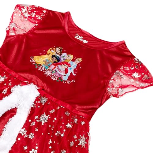 Image of Disney Girls' Princess Dress Nightgown, Fantasy Gown, Soft & Cute Pajamas for Kids