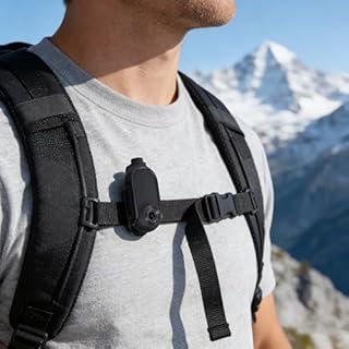 Frelisty Mini Body Camera with 32GB, Thumb Size Action Camera, Body Cameras with Audio and Video Recording, Multi-Function Bodycam, Wearable Body Cam Hands-Free POV Camera for Walking, Fishing(Black)