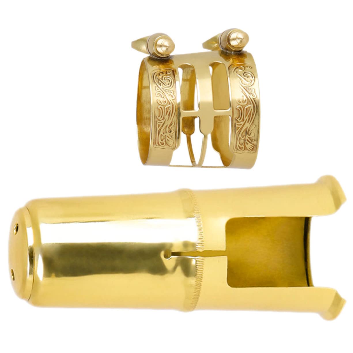 TOYANDONA 3 Sets Saxophon-mundstück-zubehör S Altosopran-saxophon-ligatur Saxophon-kit Alto-ligatur-kappe Leicht Zu Reinigen