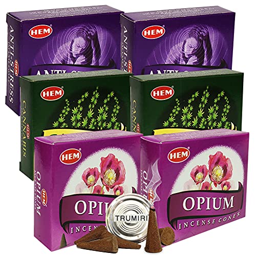 La mejor comparación de Aceite cannabis del mes. 20 Opium Cannabis - Paquete variado de conos y soporte para cannabis de Hem Trumiri Insense Insence