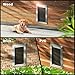 VOSOIR Dog Door for Wall, Large Doggie Door, Heavy Duty Pet Door with All Aluminum, 2 Magnetic Flaps, Wide Telescoping Tunnel, Sliding Lock Panel Doggy Door for Exterior Wall (Pets Up to 110 LB)