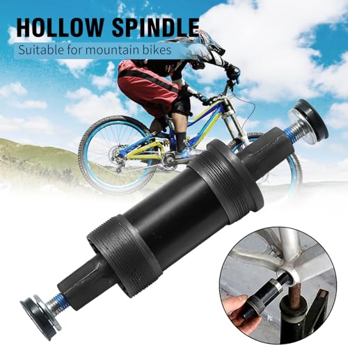 image for Hoypeyfiy Bike Bottom Bracket Mountain Bike Square-Taper Bottom Bracke