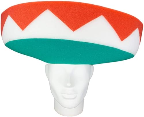 Miniatura 3 de FOAM PARTY HATS Mexican Fiesta + Festival Sombrero Cinco De Mayo Silly Funny Party Hat Costume Decorations, Tacos and Tequila