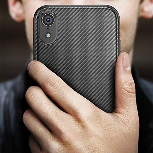 J Jecent Funda iPhone XR [Textura Fibra de