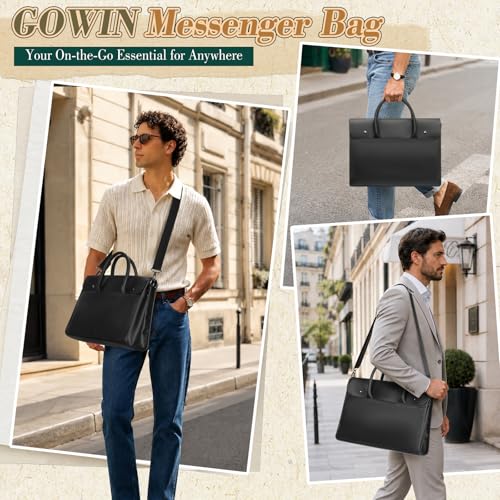 Bolso mensajero para portátil de 15.3 pulgadas negro miniatura 2