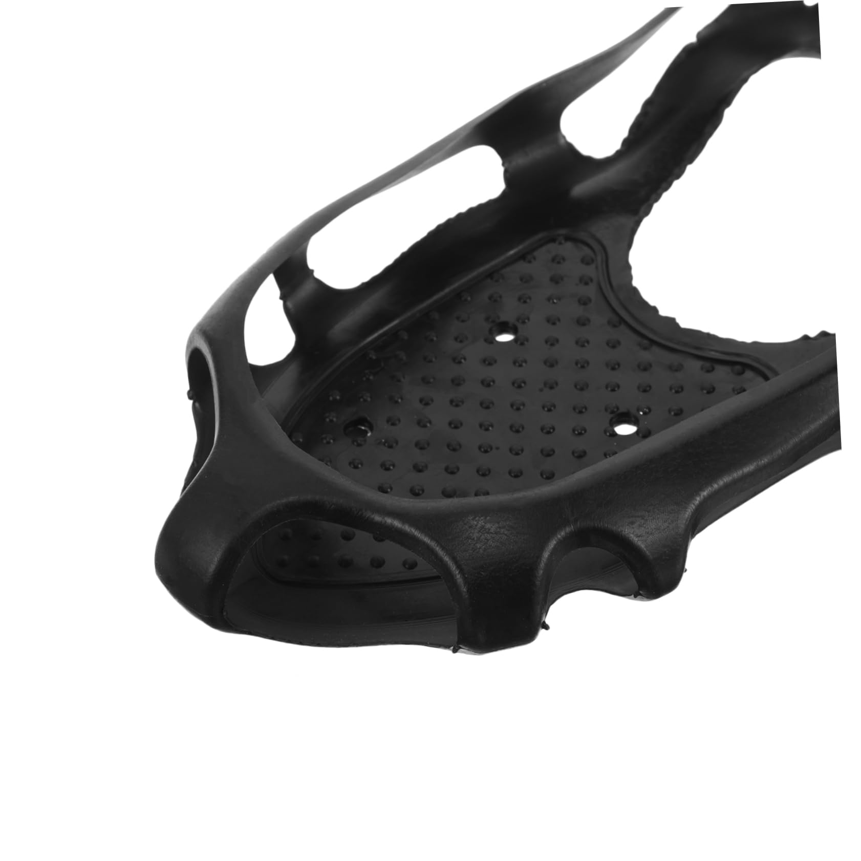 Hemobllo Ramponi Antiscivolo per Scarpe Chiodi per Scarpe Chiodate 12mm, Tpe, 24 Denti, per Pesca nel Ghiaccio e Alpinismo