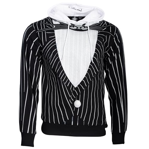 The Nightmare Before Christmas Jack Skellington Halloween Costume Cosplay Hoodie