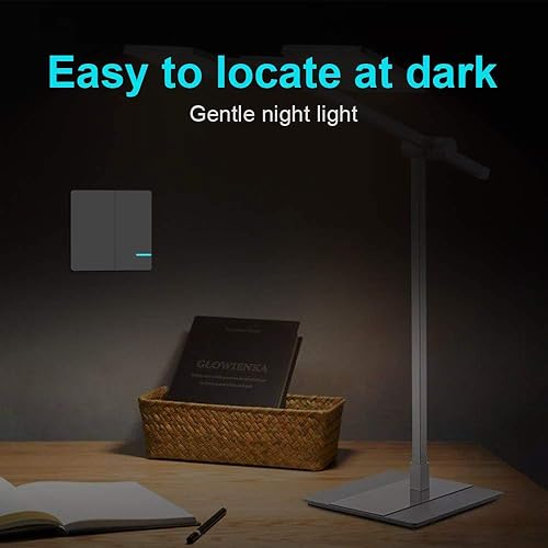 Miniatura 7 de Thinkbee - Kit de interruptor de luces inalámbricas, interruptor de pared de 2 bandas con mini receptor, 1,968.5 ft para exteriores, lámpara de