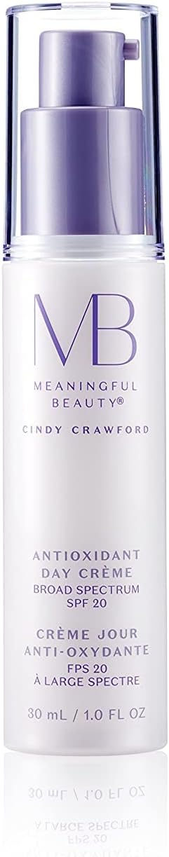 Meaningful Beauty Antioxidant Day Crème Vitamin C SPF 20 Moisturizer, 1 Fl Oz