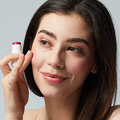 Undone Beauty Water Blush Stick With Coconut Water For Radiant, Dewy Glow - Blends Perfectly Into Skin For Natural Looking Flushed Cheeks - Vegan And Cruelty Free - Raspberry, 0.19 Oz (5 G) #TOP3