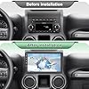 Votheon 10" Radio Upgrade for Jeep Wrangler JK 2007-2018 Dodge Ram 1500 Compass Grand Cherokee,Android 13 2GB+32GB with Backup Camera CarPlay/Android Auto FM AM WiFi