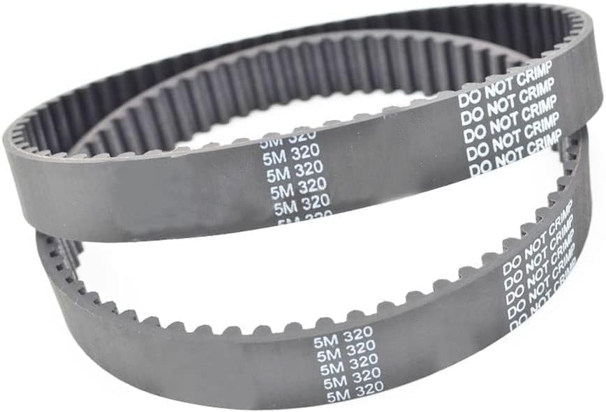 3 Pieces/Pack Tooth Belt 320-5M-12 for Scarifiers, Timing Belt, HTD 5M-295-12mm 64 Teeth