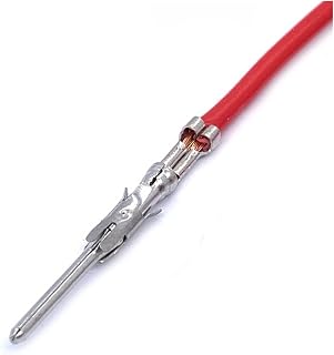 1.5MM 927886-1 Auto Splices Wire Crimp Terminal Male Female Metal Pin Compatible with Tyco Electrical Connector with Cable 927888-1 (Color : Male, Size : 10 Pcs)