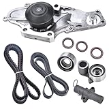 Nakuuly Timing Belt Kit with Water Pump Compatible with 2003-2018 Honda Accord Crosstour Odyssey Pilot Ridgeline MDX RDX RL TL TSX ZDX Saturn Vue 3.0L 3.5L 3.7L Replaces TKH002 TCKWP329 19200-RDV-J01